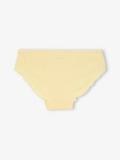 Lot De 3 Culottes Fille Volantées "marguerite" Jaune D'or - Vertbaudet -Petite Modeuse lot de 3 culottes fille volantees marguerite 4
