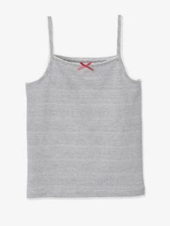 Lot De 3 Débardeurs Fille BASICS Lot Ivoire - Vertbaudet -Petite Modeuse lot de 3 debardeurs fille basics 3