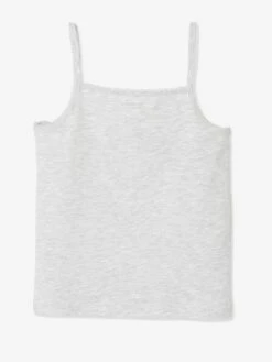 Lot De 3 Débardeurs Fille BASICS Lot Ivoire - Vertbaudet -Petite Modeuse lot de 3 debardeurs fille basics 4