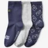 Lot De 3 Paires De Chaussettes Harry Potter® Bleu Et Gris Chiné - Harry Potter