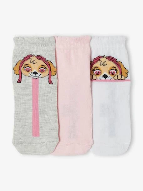 Lot De 3 Paires De Mi-chaussettes Fille Pat'Patrouille® Lot Rose - Pat' Patrouille 2 Lot De 3 Paires De Mi-chaussettes Fille Pat'Patrouille® Lot Rose - Pat' Patrouille – Image 2