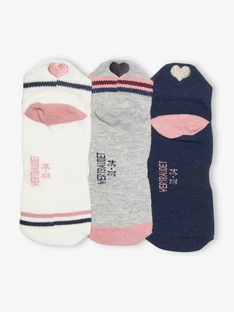 Lot De 3 Paires De Mi-chaussettes Sport Fille Lot Ivoire - Vertbaudet 3 Lot De 3 Paires De Mi-chaussettes Sport Fille Lot Ivoire - Vertbaudet – Image 3