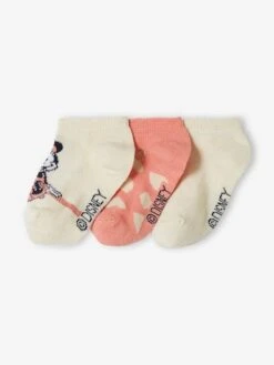 Lot De 3 Paires De Soquettes Disney® Minnie Vieux Rose - Minnie