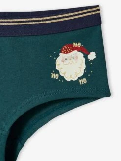 Lot De 3 Shorties Noël Fille Rouge - Vertbaudet -Petite Modeuse lot de 3 shorties noel fille 4