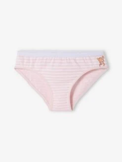 Lot De 5 Culottes Disney® Animals Rose, Gris Chiné Et Mauve - Disney -Petite Modeuse lot de 5 culottes disney animals 4