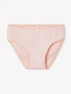 Lot De 5 Culottes Fille En Maille Côtelée Lot Rose - Vertbaudet -Petite Modeuse lot de 5 culottes fille en maille cotelee 5
