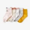 Lot De 5 Paires De Mi-chaussettes Animaux Lot Rose Clair - Vertbaudet