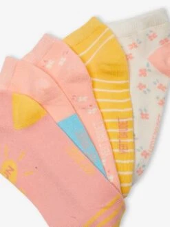 Lot De 5 Paires De Soquettes Fille Jaune - Vertbaudet -Petite Modeuse lot de 5 paires de soquettes fille 2