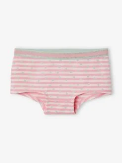 Lot De 5 Shorties Fille Lot Bleu Et Rose - Vertbaudet -Petite Modeuse lot de 5 shorties fille 11
