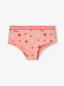 Lot De 5 Shorties Fruits Fille Pêche - Vertbaudet -Petite Modeuse lot de 5 shorties fruits fille 2