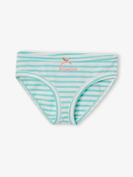 Lot De 7 Culottes Fille Lot Ivoire Rayé - Vertbaudet 4 Lot De 7 Culottes Fille Lot Ivoire Rayé - Vertbaudet – Image 4