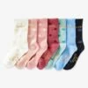 Lot De 7 Paires De Chaussettes Semainier Fille Lot Blush Imprimé - Vertbaudet