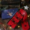 Pack Chaussettes Noël Fille Enfant + Adulte Rouge Foncé Imprimé - Vertbaudet