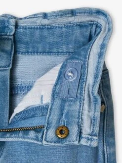 Pantacourt Denim à Noeud Fille Stone - Vertbaudet -Petite Modeuse pantacourt denim a noeud fille 3