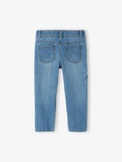 Pantacourt Denim Brodé Fleurs Fille Double Stone - Vertbaudet 8 Pantacourt Denim Brodé Fleurs Fille Double Stone - Vertbaudet -Petite Modeuse pantacourt denim brode fleurs fille 8