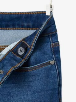 Pantacourt En Jean Fille Avec Noeud Fantaisie Double Stone - Vertbaudet -Petite Modeuse pantacourt en jean fille avec noeud fantaisie 2