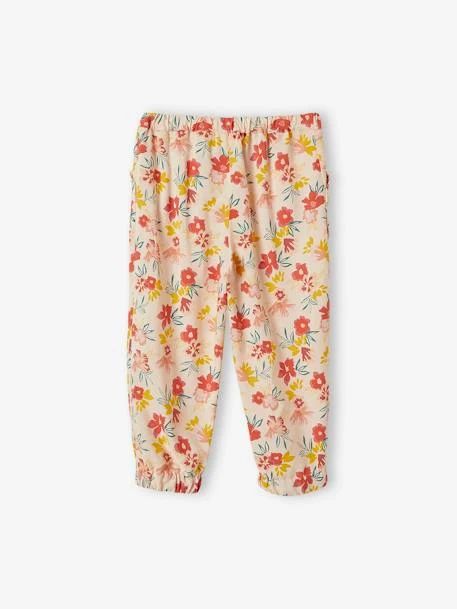 Pantacourt Fluide Fille Vert Imprimé - Vertbaudet 2 Pantacourt Fluide Fille Vert Imprimé - Vertbaudet – Image 2