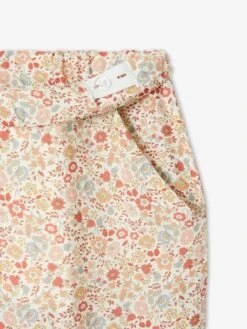 Pantacourt Fluide Imprimé Fille Moutarde - Vertbaudet -Petite Modeuse pantacourt fluide imprime fille 4