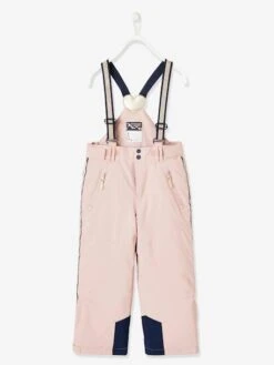 Pantalon De Ski Fille Détails Techniques Et Irisés Garnissage Recyclé Rose - Vertbaudet