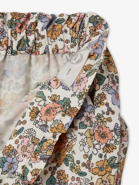 Pantalon Fluide Fille Imprimé Fleuri Vert Imprimé - Vertbaudet 5 Pantalon Fluide Fille Imprimé Fleuri Vert Imprimé - Vertbaudet – Image 5