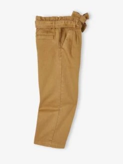 Pantalon Large 7/8ème Fille Marron - Vertbaudet -Petite Modeuse pantalon large 78eme fille 5