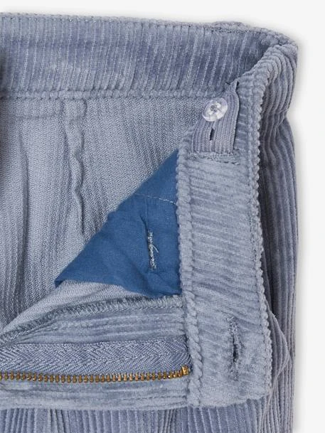 Pantalon Large En Velours Côtelé Fille Sable - Vertbaudet 4 Pantalon Large En Velours Côtelé Fille Sable - Vertbaudet – Image 4