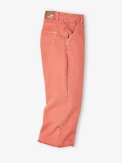 Pantalon Large Fille Terracotta - Vertbaudet -Petite Modeuse pantalon large fille 3