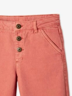 Pantalon Large Fille Terracotta - Vertbaudet -Petite Modeuse pantalon large fille 5