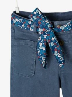 Pantalon Large Fille Coupe 7/8 ème. Gris - Vertbaudet -Petite Modeuse pantalon large fille coupe 78 eme 3