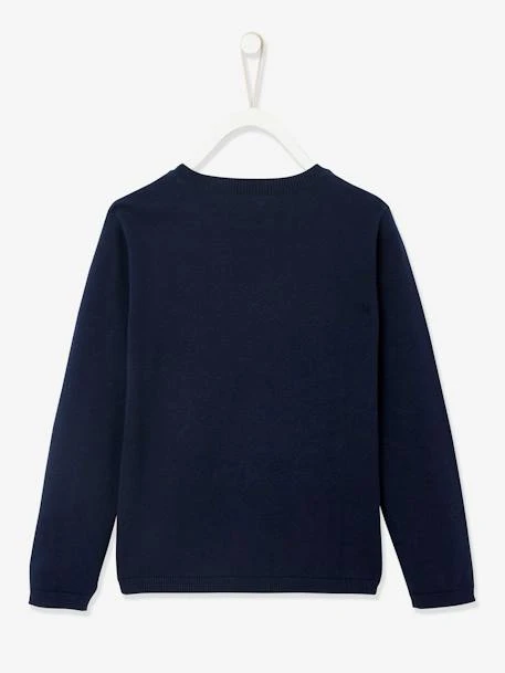 Pull à Message Basics Fille Message Irisé En Relief Vert - Vertbaudet 2 Pull à Message Basics Fille Message Irisé En Relief Vert - Vertbaudet – Image 2