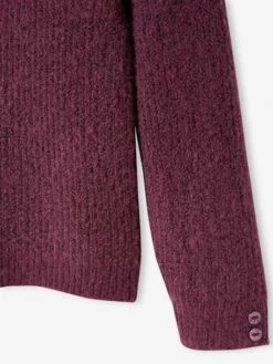 Pull Douceur à Volants Fille Rose - Vertbaudet -Petite Modeuse pull douceur a volants fille 3