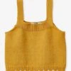 Pull Fille Caraco CYRILLUS Jaune Ocre - Cyrillus