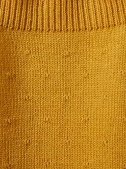 Pull Fille Caraco CYRILLUS Jaune Ocre - Cyrillus -Petite Modeuse pull fille caraco cyrillus 2
