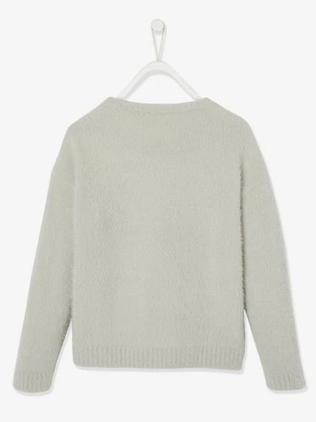 Pull Tout Doux à Sequins Fille Motif Jacquard Fantaisie Rose Blush - Vertbaudet 2 Pull Tout Doux à Sequins Fille Motif Jacquard Fantaisie Rose Blush - Vertbaudet – Image 2