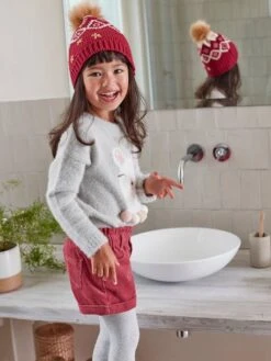 Pull Tout Doux à Sequins Fille Motif Jacquard Fantaisie Rose Blush - Vertbaudet 9 Pull Tout Doux à Sequins Fille Motif Jacquard Fantaisie Rose Blush - Vertbaudet -Petite Modeuse pull tout doux a sequins fille motif jacquard fantaisie 3