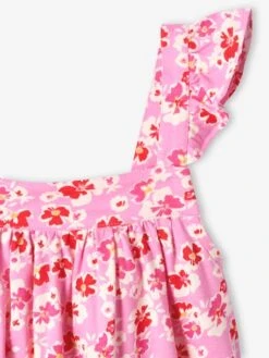 Robe à Bretelles Fille Rose - Vertbaudet -Petite Modeuse robe a bretelles fille 5