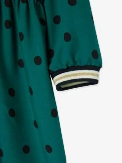 Robe à Pois Fille Sapin Imprimé - Vertbaudet -Petite Modeuse robe a pois fille 3
