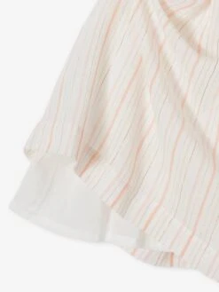 Robe Cérémonie Rayée Fil Brillant Fille écru - Vertbaudet 9 Robe Cérémonie Rayée Fil Brillant Fille écru - Vertbaudet -Petite Modeuse robe ceremonie rayee fil brillant fille 3