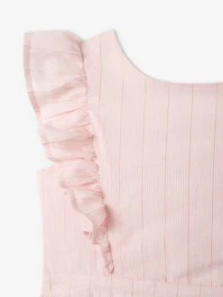 Robe De Cérémonie Animée De Fils Brillants Fille Rose - Vertbaudet -Petite Modeuse robe de ceremonie animee de fils brillants fille 2