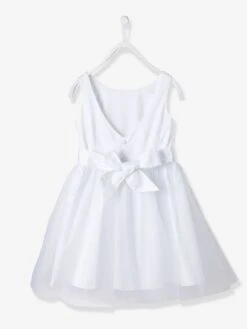 Robe De Cérémonie Fille En Satin Et Tulle Rose Poudré - Vertbaudet 8 Robe De Cérémonie Fille En Satin Et Tulle Rose Poudré - Vertbaudet -Petite Modeuse robe de ceremonie fille en satin et tulle 2