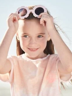 Robe Effet "tie & Dye" Fille Jaune / Rose - Vertbaudet -Petite Modeuse robe effet tie dye fille 5