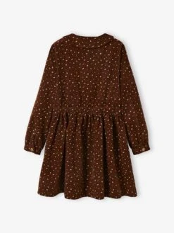 Robe En Velour Imprimé Fille Prune - Vertbaudet 8 Robe En Velour Imprimé Fille Prune - Vertbaudet -Petite Modeuse robe en velour imprime fille 2
