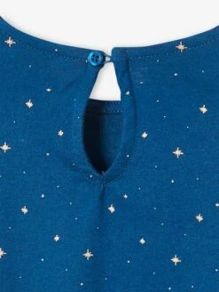 Robe Fille Imprimée étoiles Irisées Rouge Foncé Imprimé - Vertbaudet 9 Robe Fille Imprimée étoiles Irisées Rouge Foncé Imprimé - Vertbaudet -Petite Modeuse robe fille imprimee etoiles irisees 3