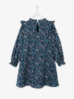 Robe Imprimée Fleurs Fille Vert Imprimé - Vertbaudet 9 Robe Imprimée Fleurs Fille Vert Imprimé - Vertbaudet -Petite Modeuse robe imprimee fleurs fille 3