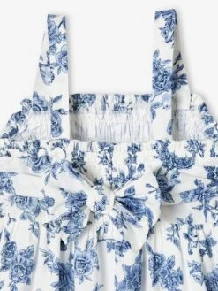 Robe Longue à Bretelles Cérémonie Fille écru - Vertbaudet -Petite Modeuse robe longue a bretelles ceremonie fille 4