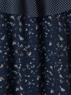 Robe Longue à Bretelles Imprimée Fille Encre Imprimé - Vertbaudet -Petite Modeuse robe longue a bretelles imprimee fille 2