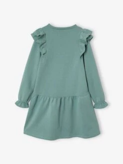 Robe Molleton à Volants En Broderie Anglaise Fille Rose Hâlé - Vertbaudet 11 Robe Molleton à Volants En Broderie Anglaise Fille Rose Hâlé - Vertbaudet -Petite Modeuse robe molleton a volants en broderie anglaise fille 5