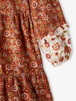 Robe Patchwork Gipsy Fille Chamois Imprimé - Vertbaudet -Petite Modeuse robe patchwork gipsy fille 3