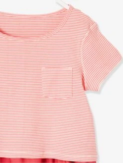 Robe Réversible Fille Bimatière Rose - Vertbaudet -Petite Modeuse robe reversible fille bimatiere 3