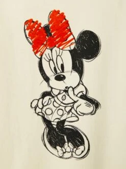 Robe-sweat Fille Disney® Minnie écru - Minnie -Petite Modeuse robe sweat fille disney minnie 2